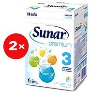Sunar Premium 3 - 2x 600g - Dojčenské mlieko