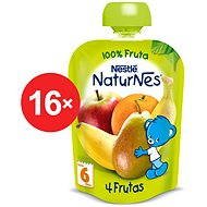 Nestlé NATURNES 4 Fruit - 16 × 90 g - Baby Food