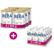 BEBA COMFORT 3 HM-O (6×800 g) + BEBA COMFORT 3 HM-O Liquid 12×500 ml - Baby Formula