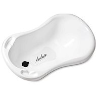 MALTEX Bath Tub with Valve Lulu Design 84cm, White - Baby Bathtub