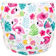 T-tomi Bamboo Swaddling Blanket, Green Elephants - Swim Nappies