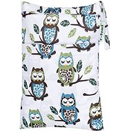 T-TOMI Waterproof Bag White Owl, 30 × 40cm - Nappy Bags