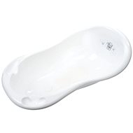 MALTEX Bath Tub with Valve Teddy Bear 100cm, White - Baby Bathtub