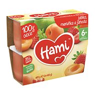 Hami 100% fruit apple, apricot and strawberry 400 g - Baby Food