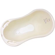 MALTEX Bath Tub with Valve Zebra 84cm, Beige - Baby Bathtub