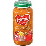 Hami meat and vegetable baby food, Macaroni with Stewed Pork, Tomatoes and Pepper 250g - Baby Food