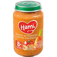 Hami Strawberry vegetable with juicy chicken leg 200 g - Baby Food