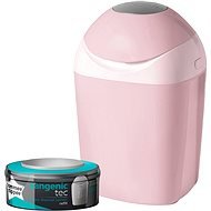Tommee Tippee Sangenic Tec Nappy Disposal Tub - Pink - Nappy Bin