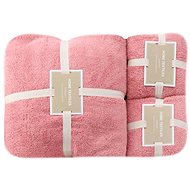 GOLDBABY Children's Bath Towel Set Coral 2 pcs 35×75, 1 pcs 70×140cm - Bath Towel