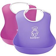 Babybjörn Soft bibs 2pcs pink/purple - Bib