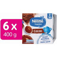 NESTLÉ Yogolino milk dessert with cocoa 6× (4× 100 g) - Baby Food