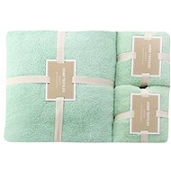 GOLDBABY Baby Towels Set Green 2 pcs 35×75, 1 pcs 70×140cm - Towel