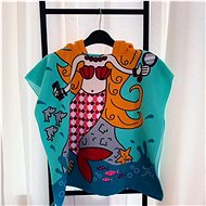 GOLDBABY Baby Towel Red Mermaid 60×120cm - Children's Bath Towel