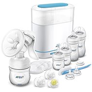 Philips AVENT Sada man.ods.+ sterilizátor parní elektrický 3 v 1 - Baby Health Check Kit