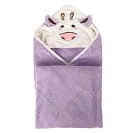 GOLDBABY Baby Towel with Hood, Lavender 90×90cm - Children's Bath Towel