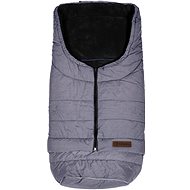 Petite&Mars Fusak prodloužitelný Sven 2v1 Dark Grey-Black - Stroller Footmuff
