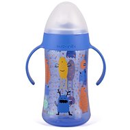 Suavinex Second Bottle with Booo Handles and a Non-spill Spout 270ml - blue - Children's Water Bottle