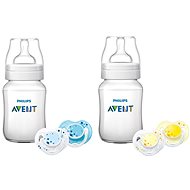 Philips AVENT Bottle Classic + 260ml + Night Cloth 0–6 Months - Baby Bottle Set