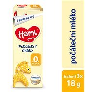 Hami 0+ počiatočné mlieko 3× 18 g - skúšobné a cestovné balenie - Dojčenské mlieko