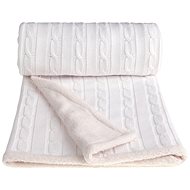 T-tomi Knitted Blanket WINTER White - Blanket