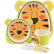 ZOPA Bamboo Dish Set - Tiger - Children's Dining Set