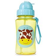 Skip hop Zoo Bottle with a straw - Giraffe - Children's Water Bottle