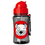 Skip Hop Zoo Bottle with a Straw- Dalmation - Children's Water Bottle