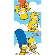 Jerry Fabrics Simpsons Family Clouds - Children's Bath Towel
