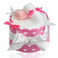 T-tomi LUX Nappy Cake - Big Hearts - Nappy cake