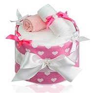 T-tomi LUX Nappy Cake - Big Hearts - Nappy cake