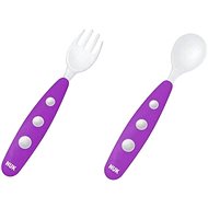 (CARRIER ITEM) NUK Cutlery (Fork + Spoon) - Children's Cutlery