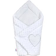 New Baby Luxury Minky Swaddle Blanket - White - Swaddle Blanket