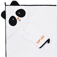 Koala Baby towel with a washcloth - white - Children's Bath Towel