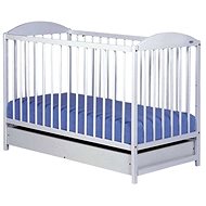 Drewex Cuba 2 with drawer - gray - Cot