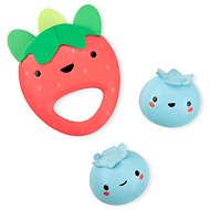 SKIP HOP Rattle Farmstand Berry Cute Band Set 3 pcs, 3m+ - Baby Rattle