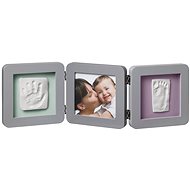 Baby Art Frame Double Print Frame Gray - Digital Photo Frame