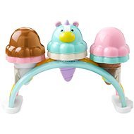 SKIP HOP ZOO Ice Cream Stacking Set with Changing Colours Sweet Scoops 2r+ - Baby Toy
