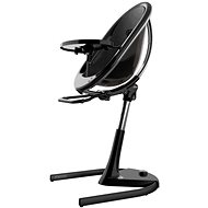 MIMA Moon 2G chrome / black + foot rest - High Chair