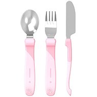 TWISTSHAKE Stainless Steel Cutlery - Pink - Children's Cutlery