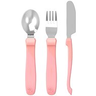 TWISTSHAKE Stainless steel utensil Pastelova peach - Children's Cutlery