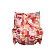 T-tomi Pant diaper - Replacement set of pins, pink Alphabet - Nappies