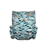 T-tomi Pants diaper - Replacement set of studs, green Sea - Nappies