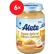 ALETE BIO Side Dish Banana with Apples and All-grain 6 x 190g - Baby Food