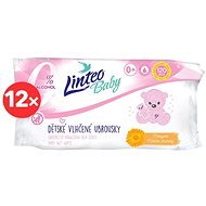 LINTEO BABY SOFT AND CREAM Wet Wipes 12×120pcs - Baby Wet Wipes