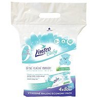 LINTEO BABY PURE AND FRESH Wet Wipes (4×80 pcs) - Baby Wet Wipes