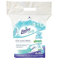 LINTEO BABY PURE AND FRESH Wet Wipes 3× (4×80pcs) - Wet Wipes