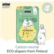 MUUMI BABY Newborn size 2, (58 pcs) - Eco-Friendly Nappies