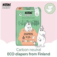MUUMI BABY Junior size 6, 36 pcs - Eco-Friendly Nappies