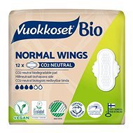 VUOKKOSET 100% BIO Normal Wings thin 12 db - Egészségügyi betét