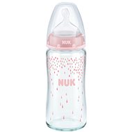 NUK FC + glass bottle 240 ml pink - Baby Bottle